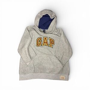 Baby GAP Vintage Boys’ Hooded Logo Sweatshirt Size 4 Years, Cozy Fleece, Pocket